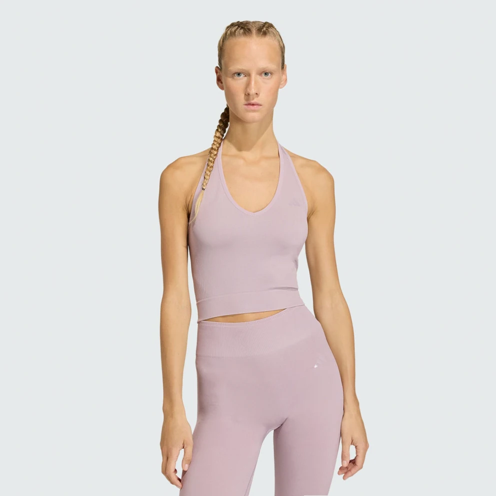 W Workout Essentials Knit Halterneck T-S
