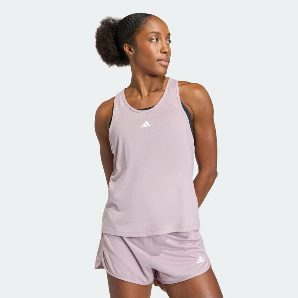 W Train Ess Minimal Branding Racerback T