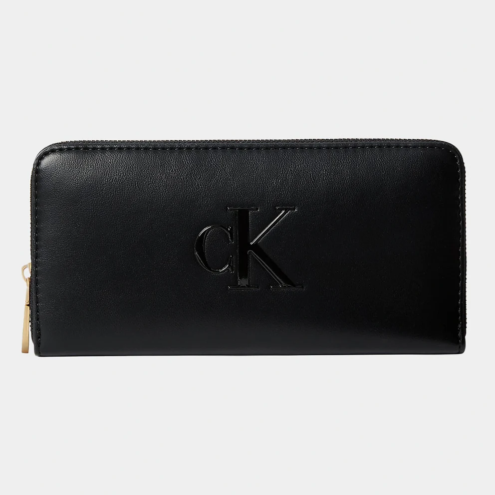 Raised Long Zip Around Women's Wallet