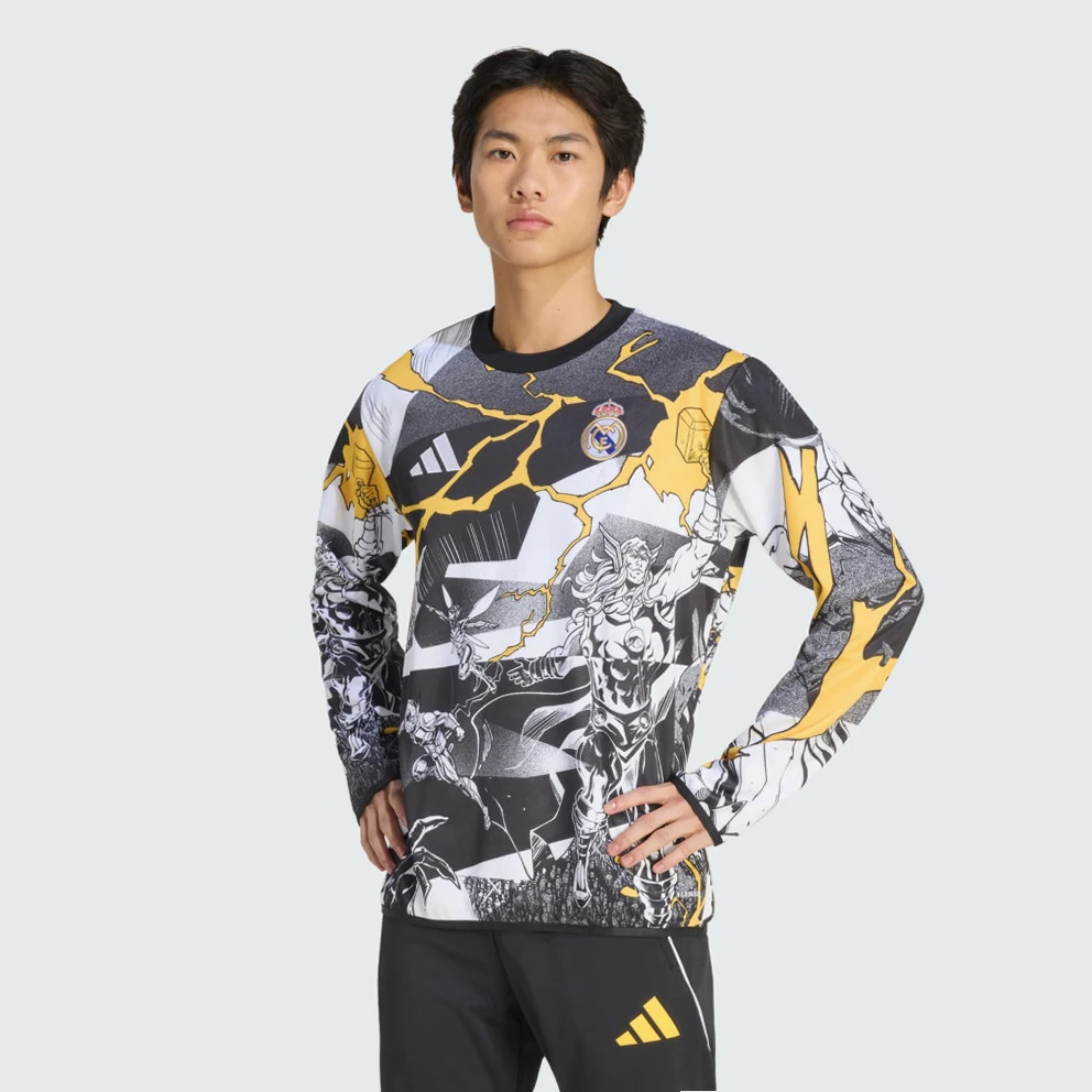 Real Madrid FC Avengers 25/26 Pre-Match Men's Long Sleeve