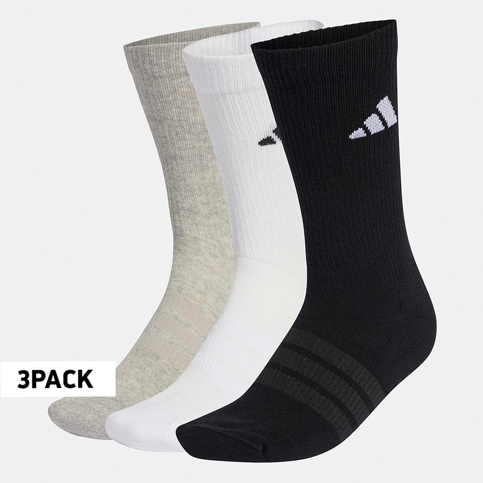 Cushioned Crew 3-Pack Unisex Socks