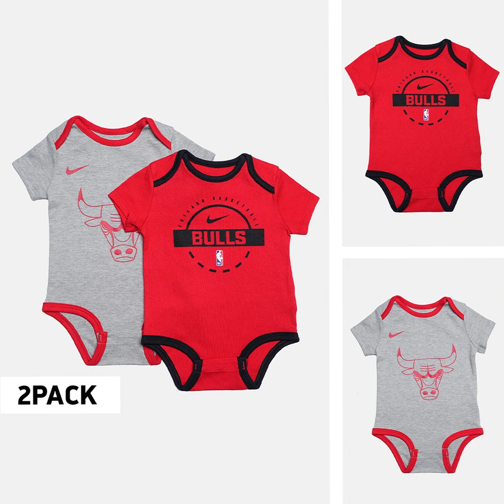 NBA Chicago Bulls 2Pk Creeper Infant's Set