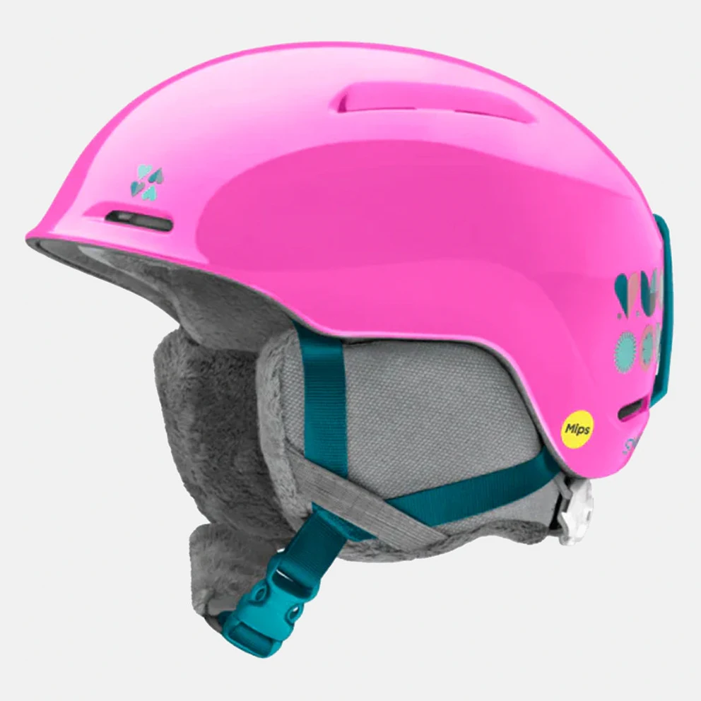 Glide Jr. Mips Vivid Pink Hearts Kids' Ski Helmet