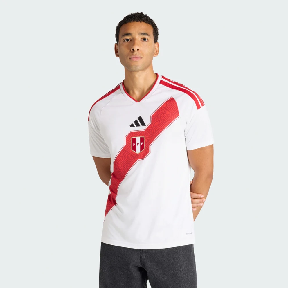 National team of Peru 26 Home Men's Football Jersey