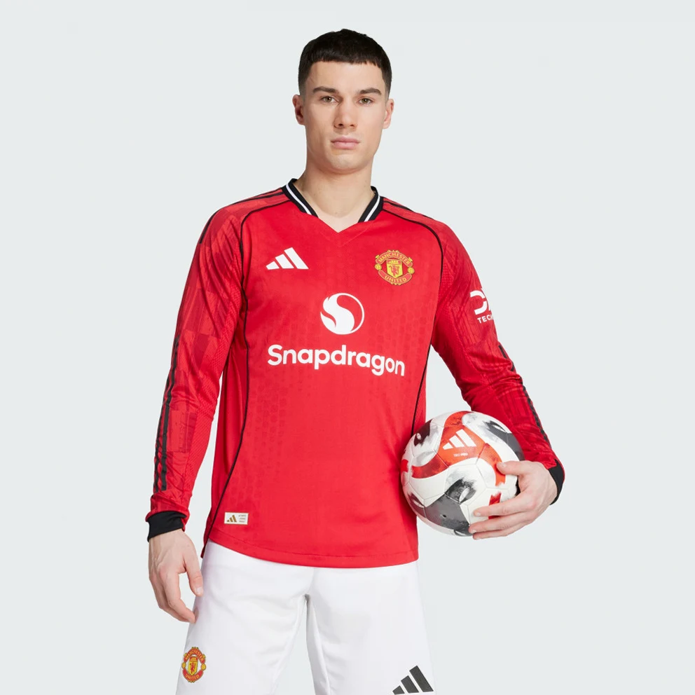 M Manchester United 25/26 Long Sleeve Home Authent