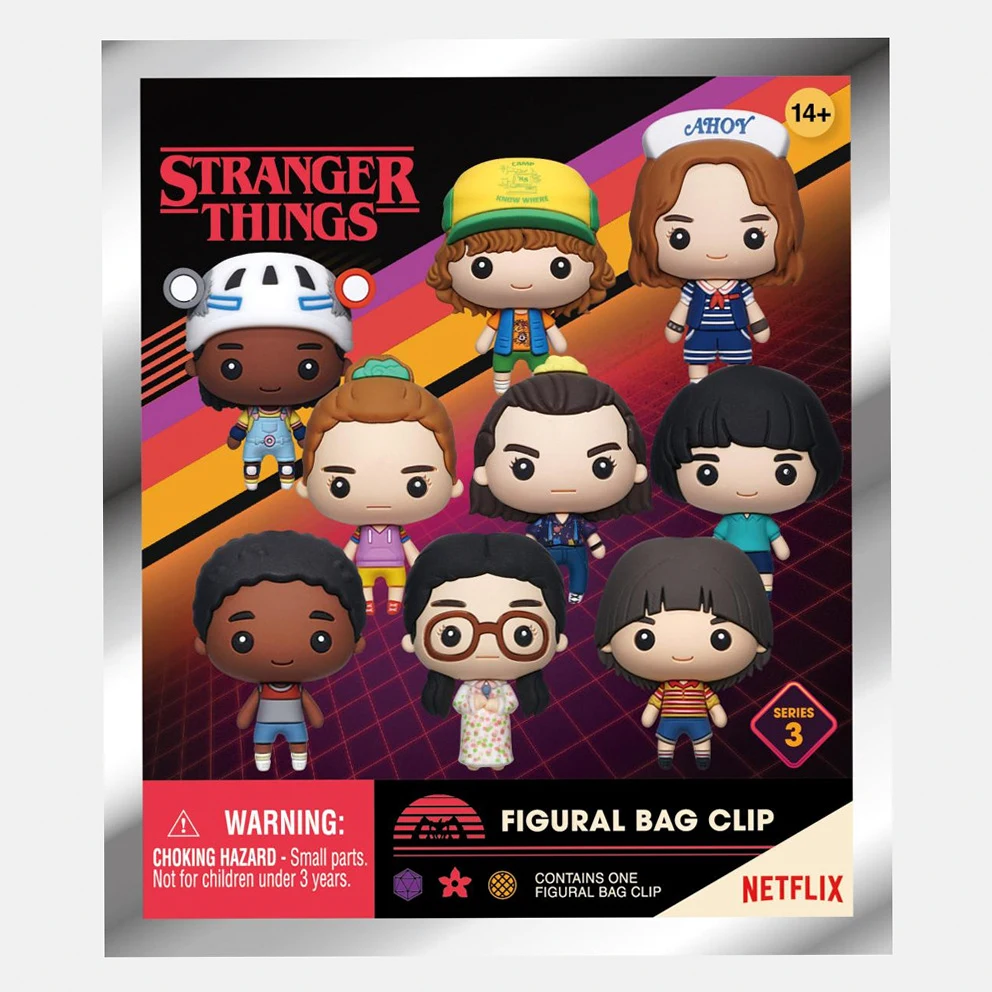 Stranger Things Bag Clip Keychain