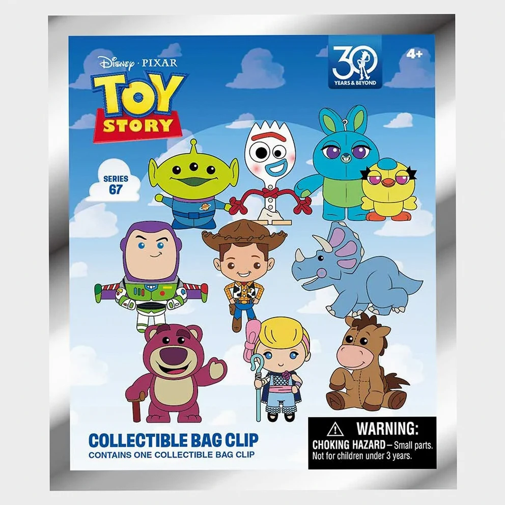 Pixar: Toy Story 30th Anniversary Bag Clip Keychain