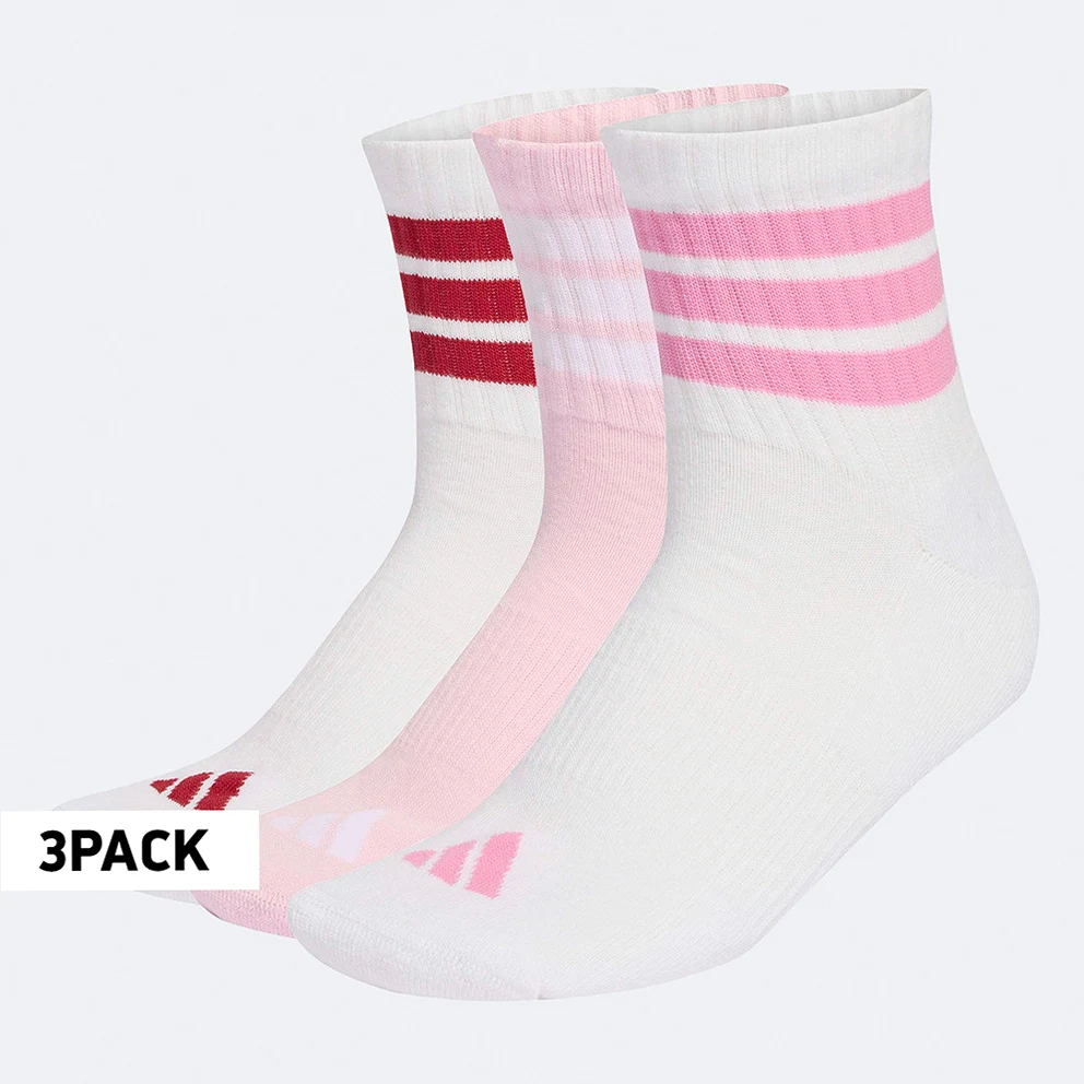 3 Stripes Cushioned 3 Pack Unisex Socks