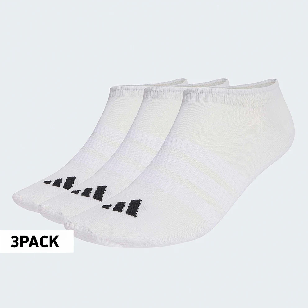 Thin&Light No Show Socks 3 Pair Pack Unisex Socks