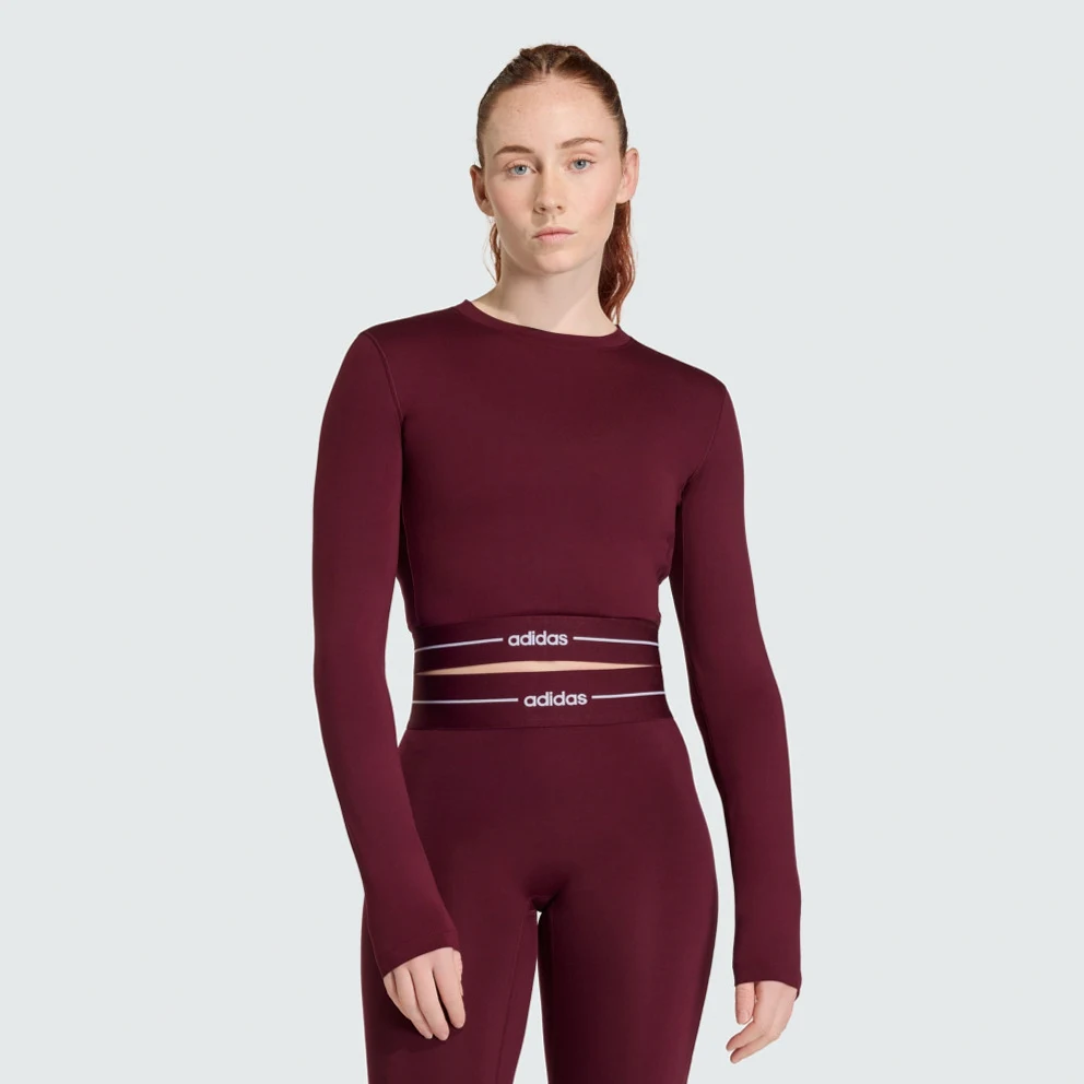 W Hyperglam Cropped Long Sleeve T-Shirt