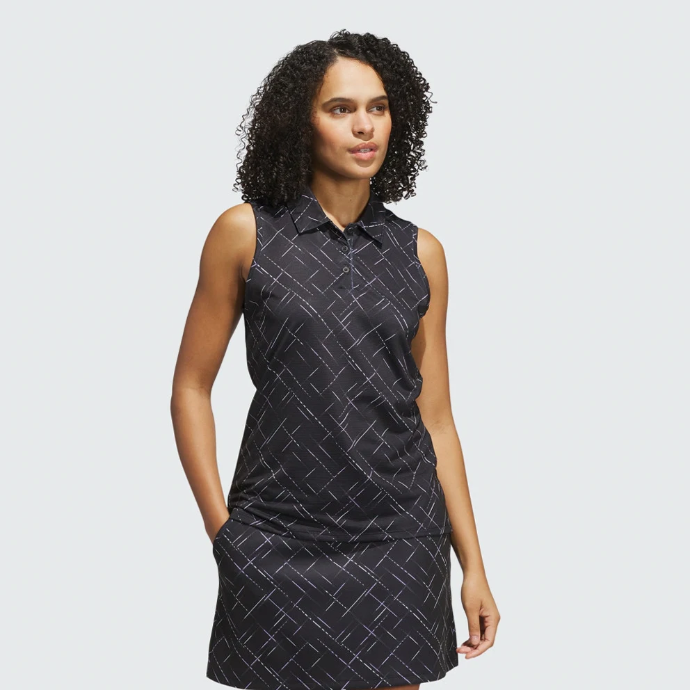 W Ultimate365 Printed Sleeveless Polo