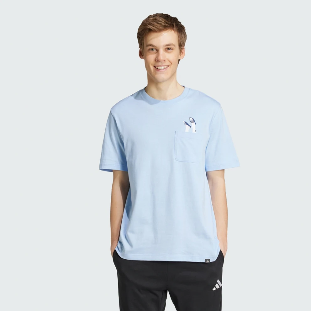 M Lounge Slides Graphic Pocket Tee