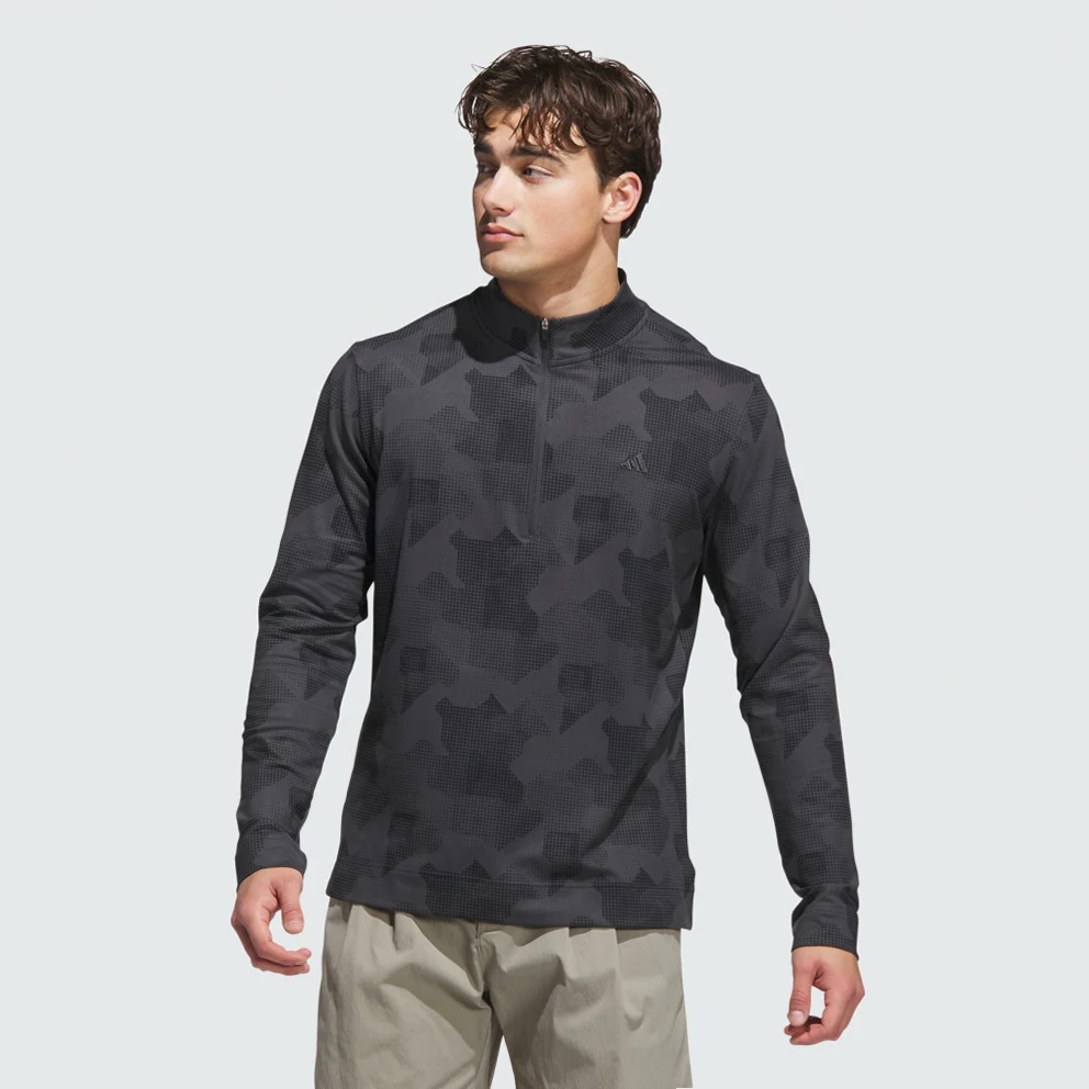M Go-To Printed Quarter-Zip Pullover