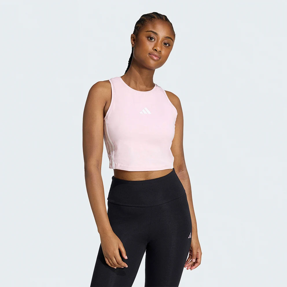 Essentials 3-Stripes Women's Cropped Tank Top