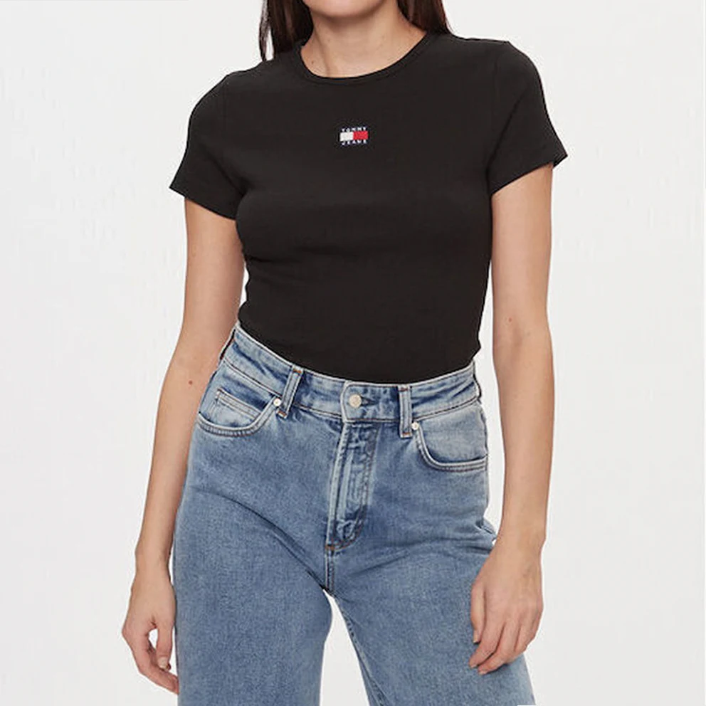 Slim Badge Rib Women's T-Shirt