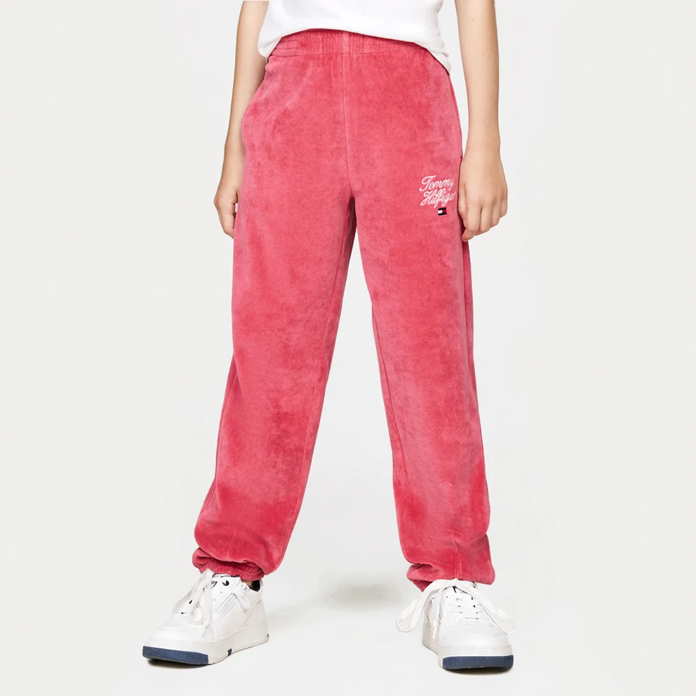 Script Velour Pant Kids' Track Pants