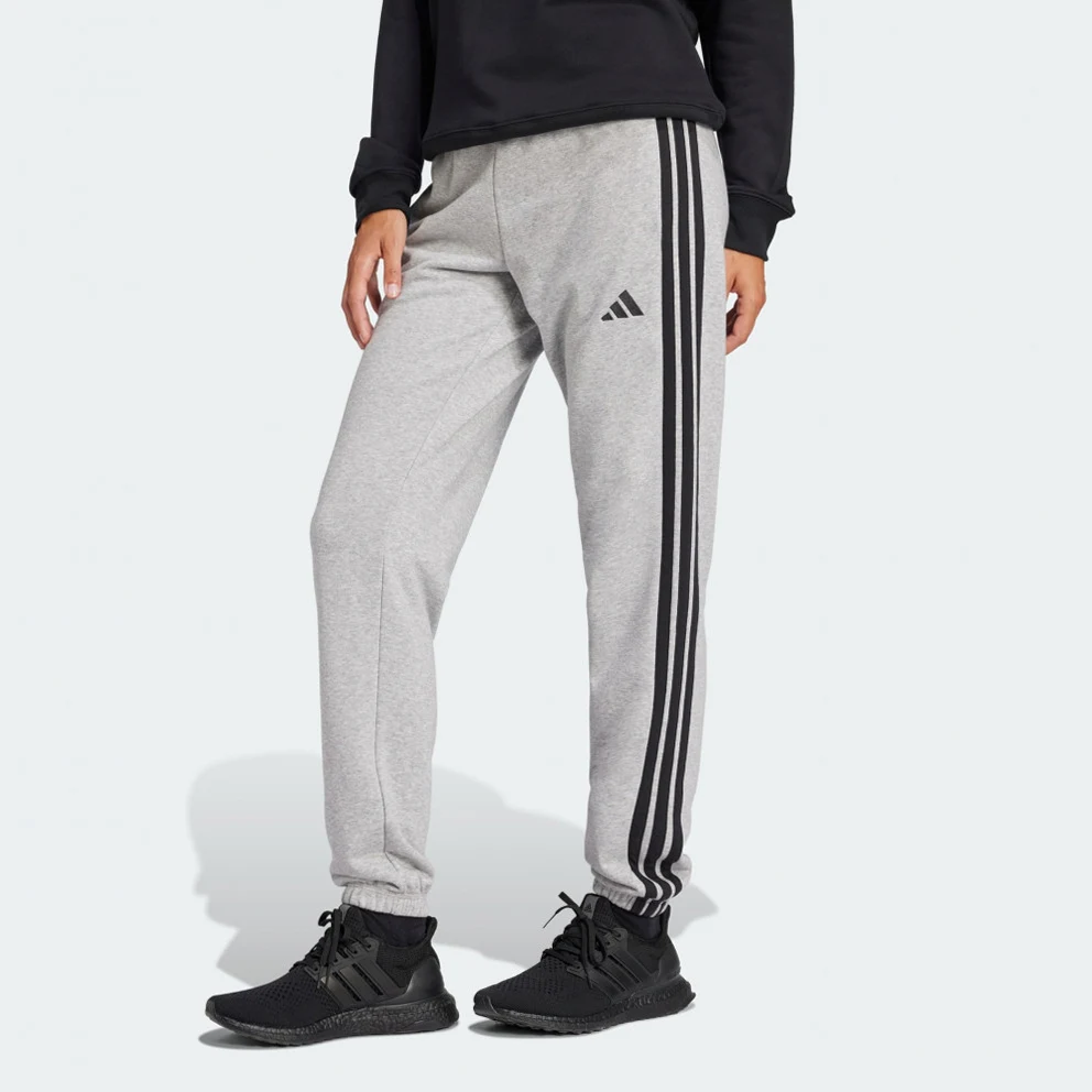 Essentials 3-Stripes French Terry Cuffed Women's Track Pants