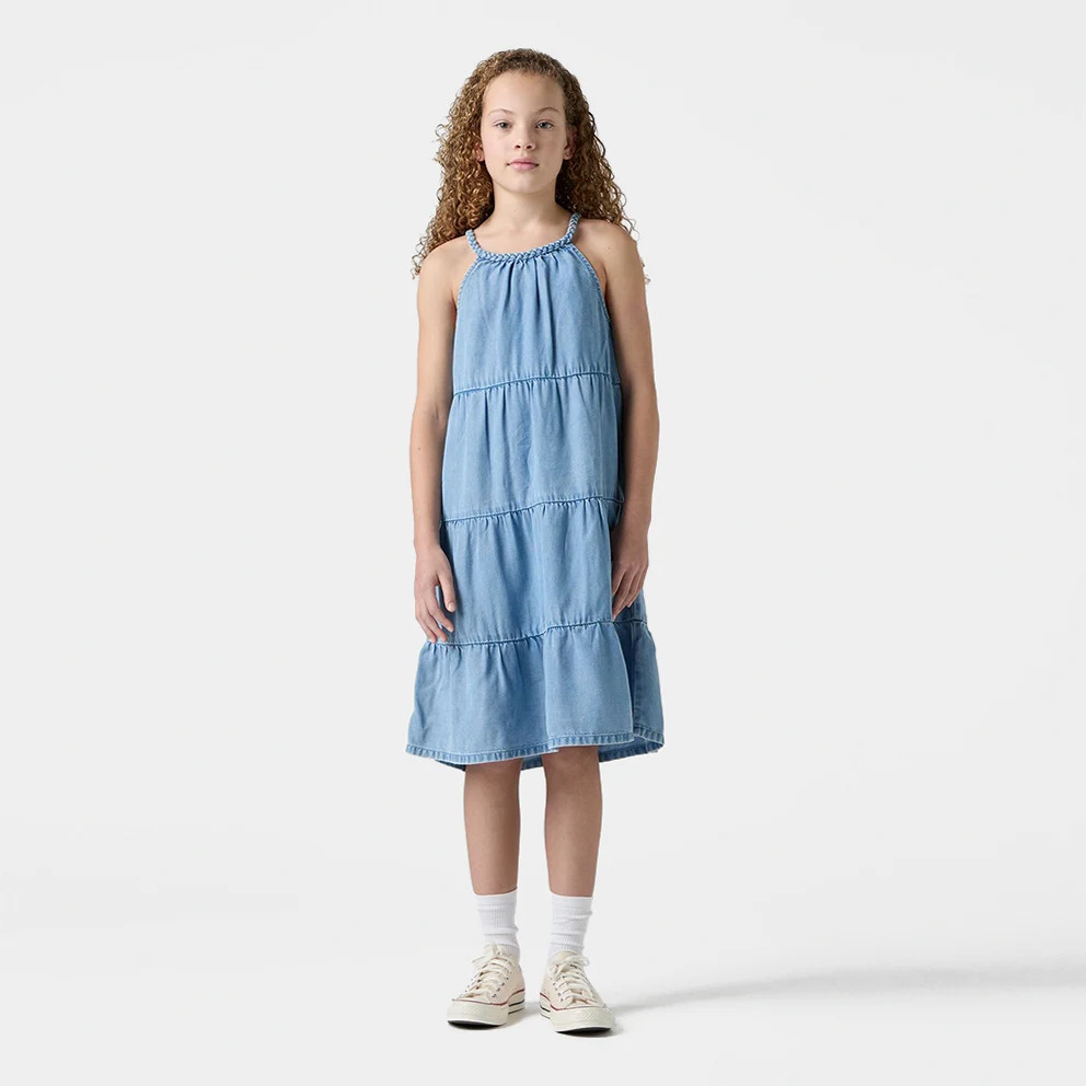 Halter Tiered Kids' Dress