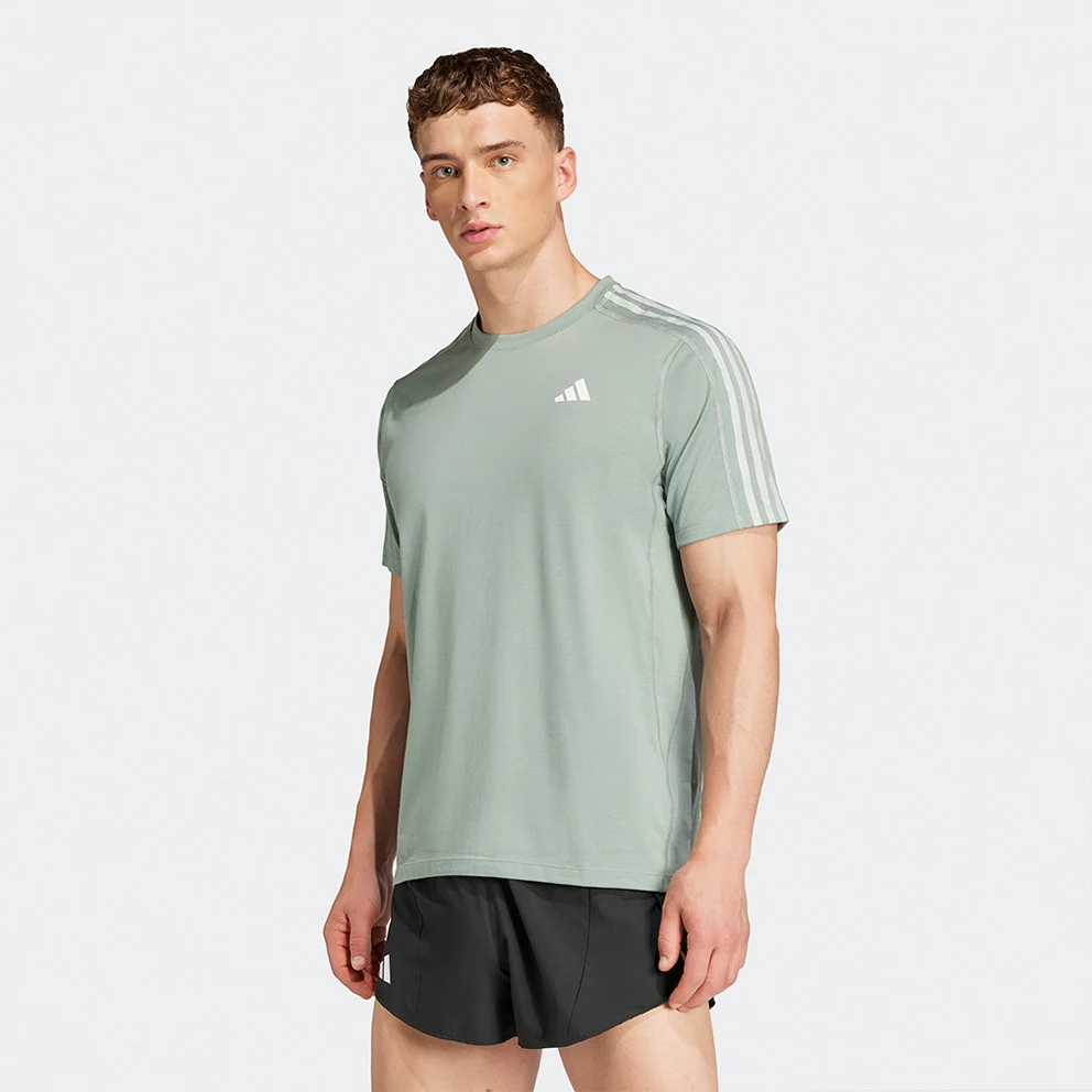 Own The Run 3-Stripes Men's T-Shirt