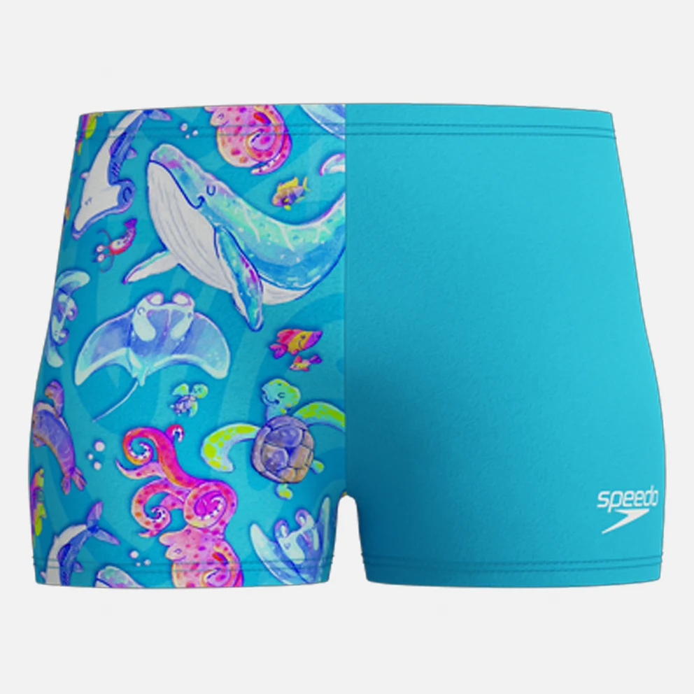 Boys Digital Allover Aquashort Kids' Swim Shorts