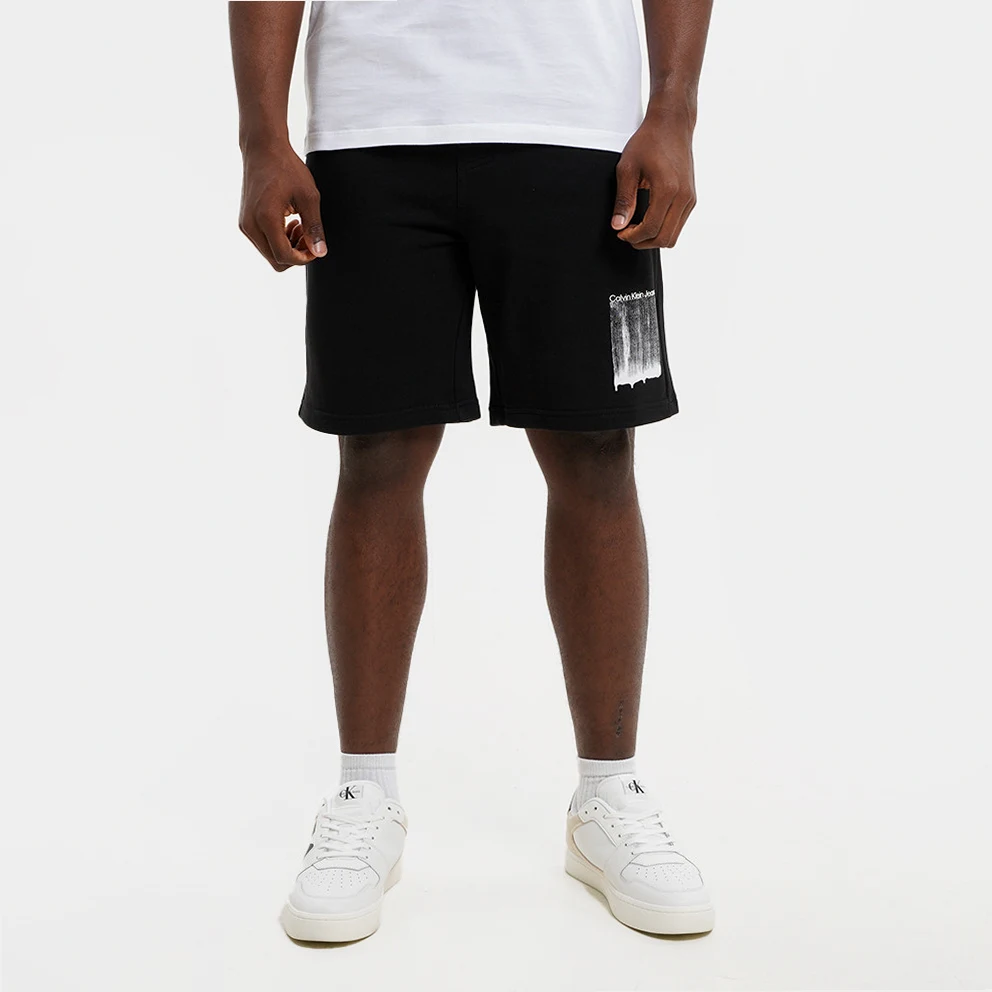 Brush Stroke Graphic Men's Shorts