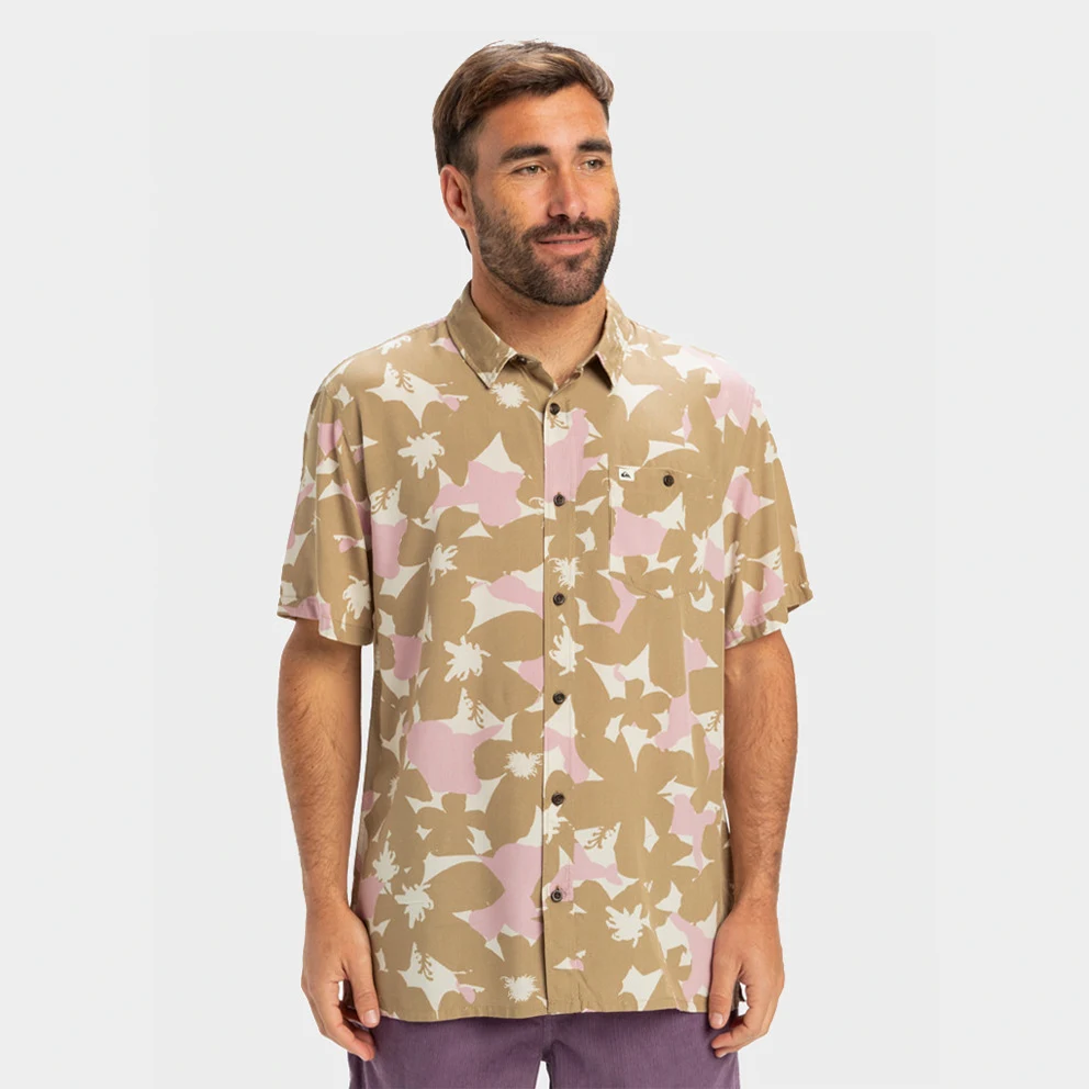 Safe Paradise Men's Short Sleeved Shirt