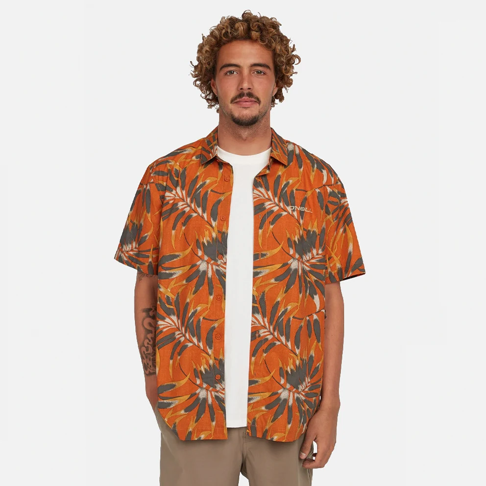 Print Men's Short Sleeved Shirt