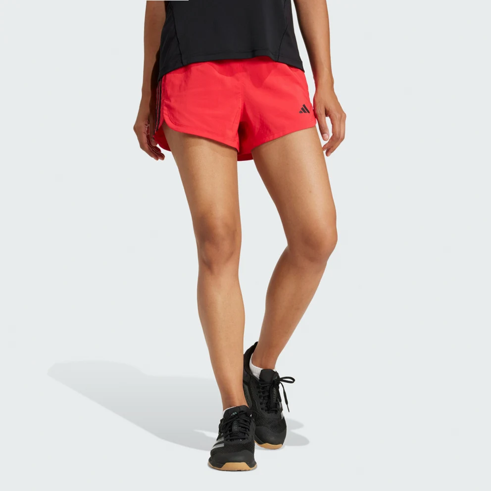 Pacer Training 3-Stripes Woven High-Rise Shorts
