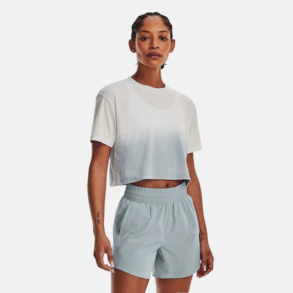 Branded Dip Dye Women's Cropped T-Shirt