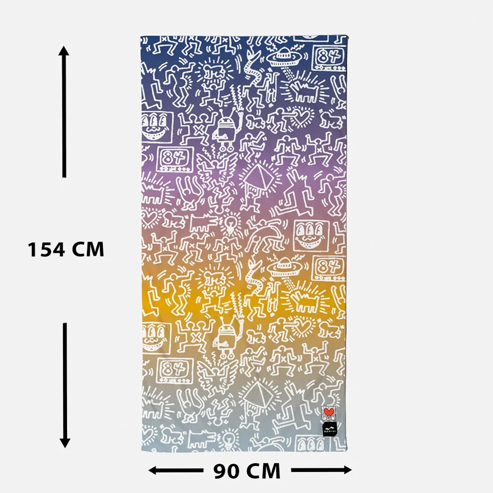 Sunset In The Village Beach Towel 154 x 90 cm