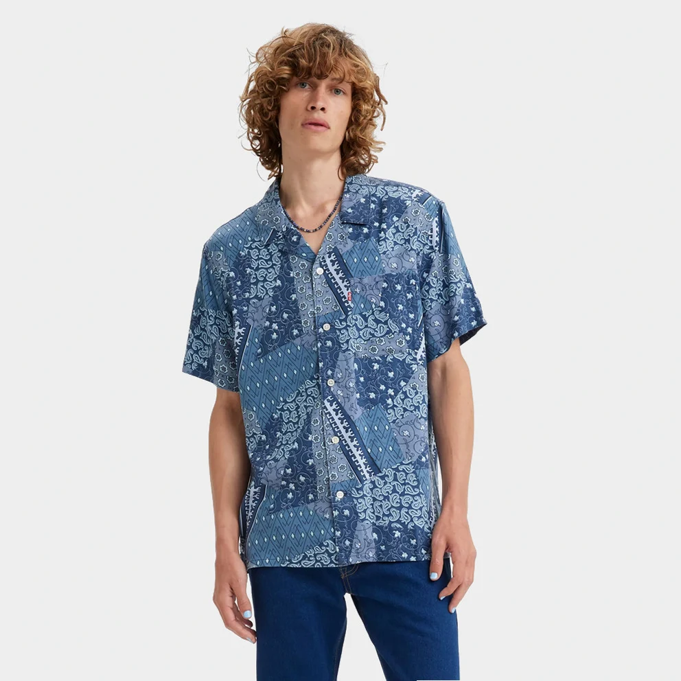 The Sunset Camp Bandana Men's Short Sleeve Shirt