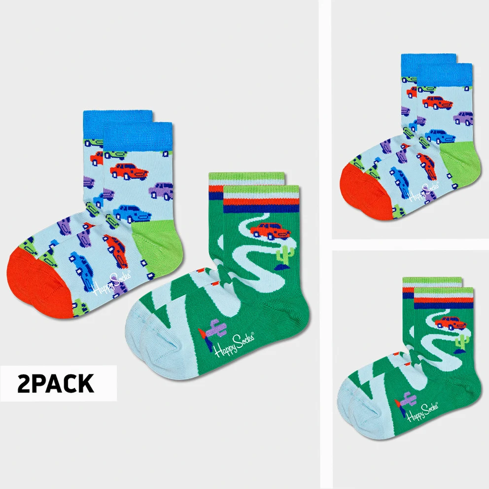 2-Pack Car Kids' Socks