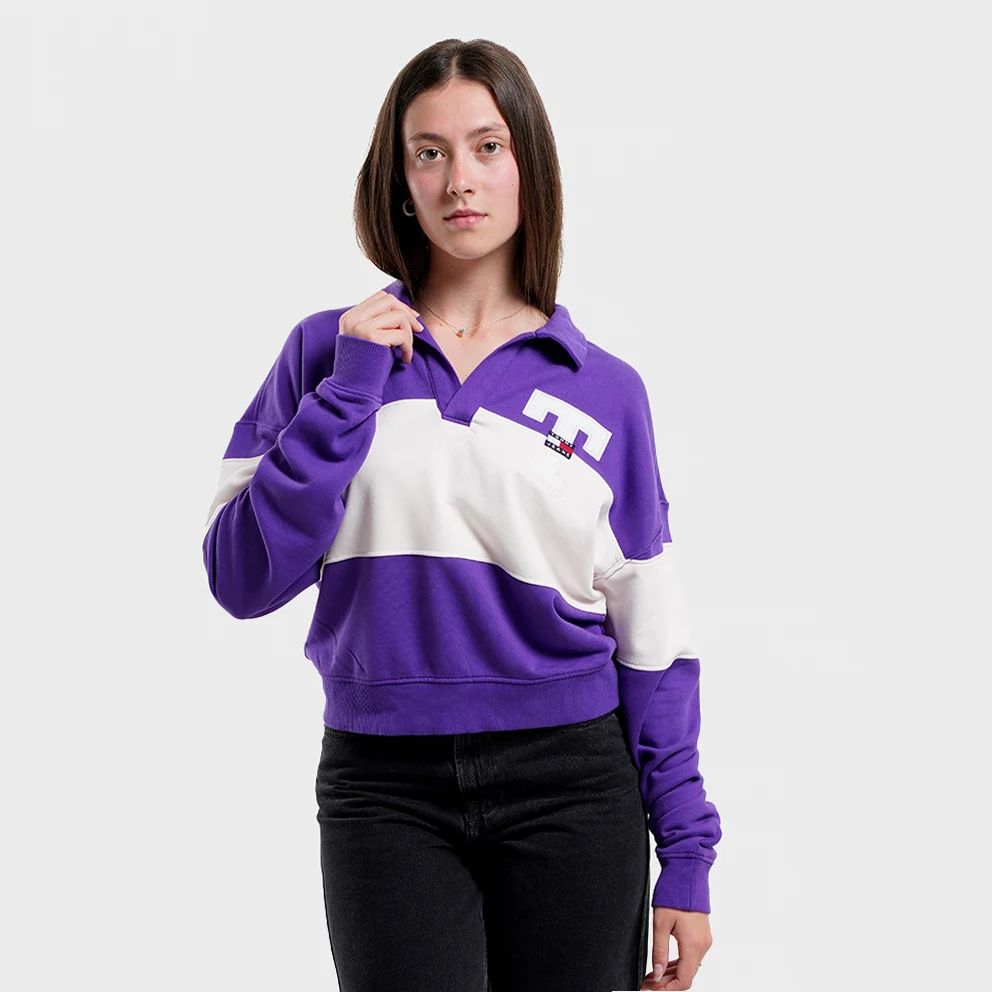 Letterman Women's Polo Long Sleeve Shirt
