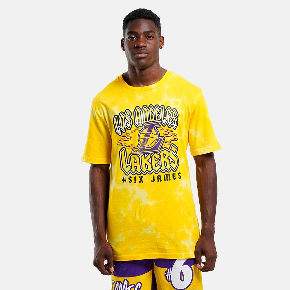 LeBron James Los Angeles Lakers School Of Rock Men's T-shirt