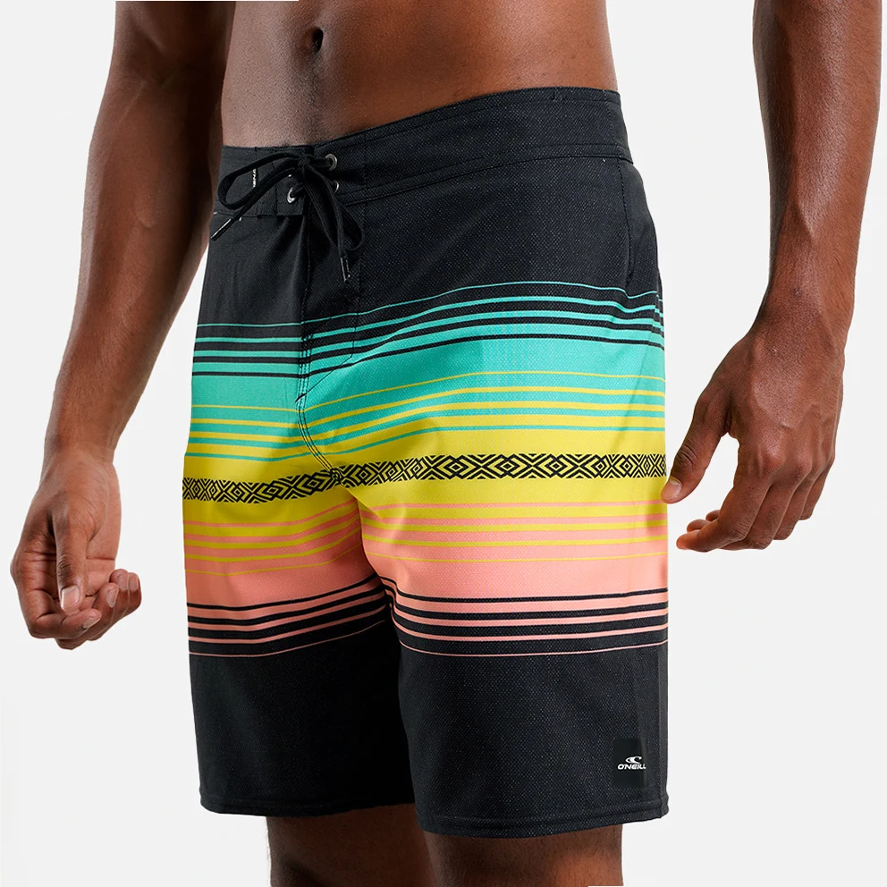 Heat Stripe Line 19'' Men's Swimwear Bermuda