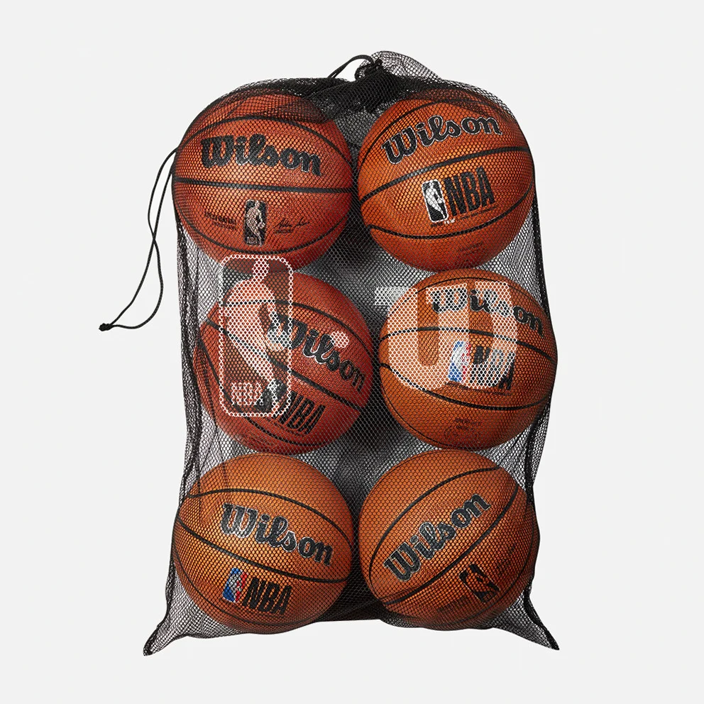 Nba 6 Ball Mesh Carry Bag Bl