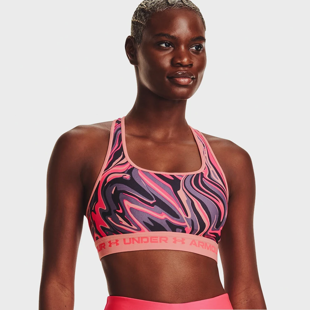 Crossback Mid Print Women's Sports Bra