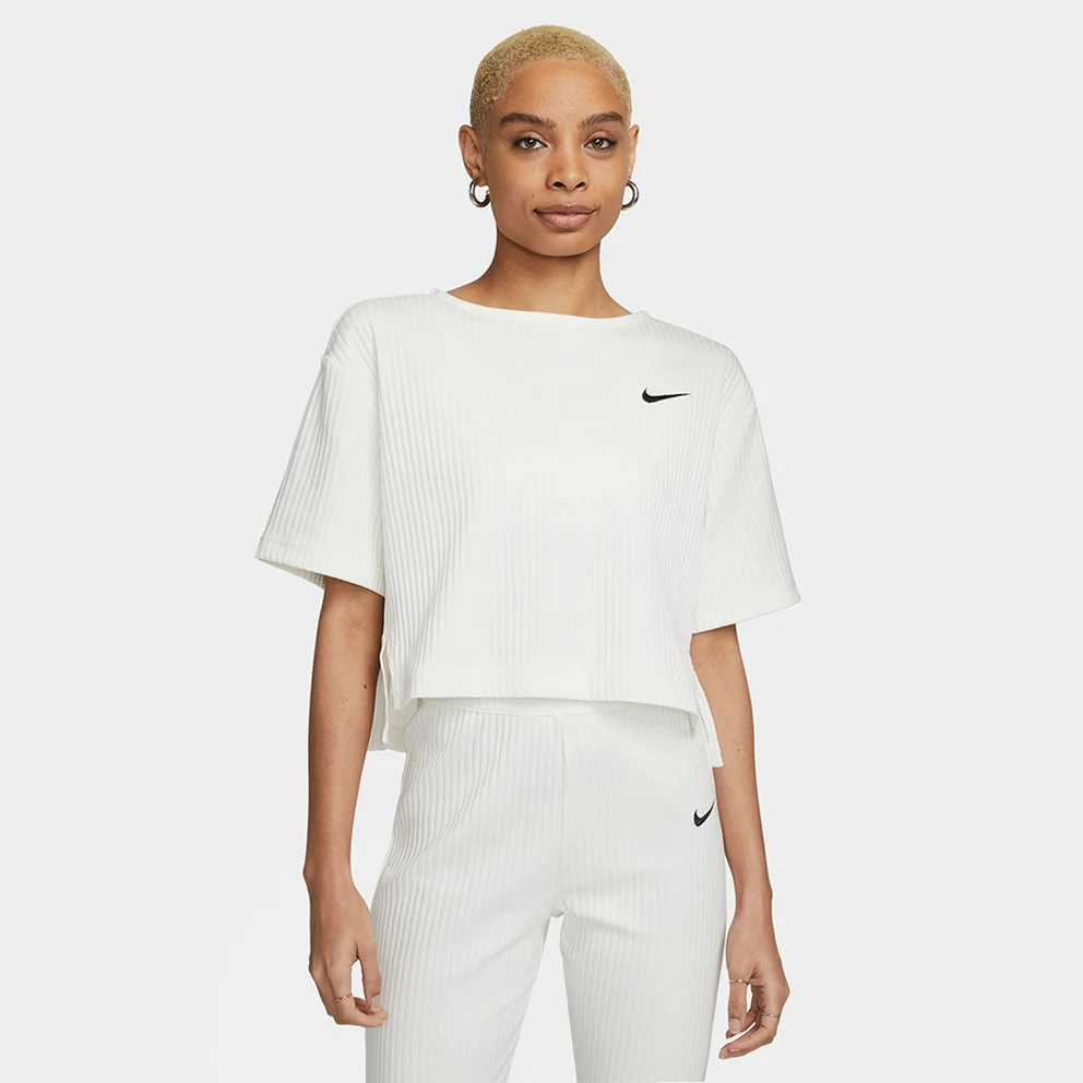 Sportswear Rib Jersey Women's Cropped T-Shirt
