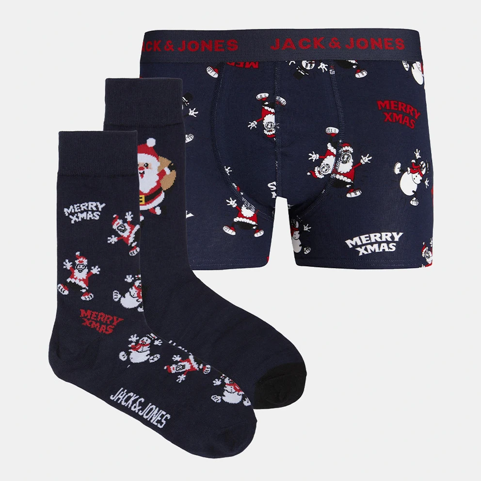 Jacxmas Candy Giftbox Kids’ Set Boxer & 2-Pack Socks