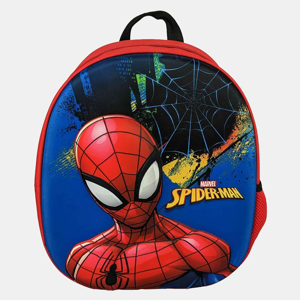 3D Spiderman Black City Kids' Backpack 12L