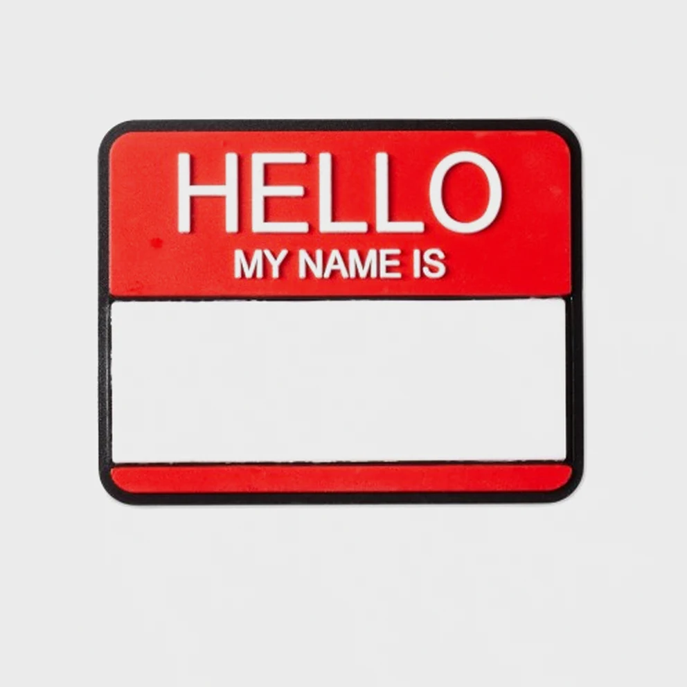 Jibbitz Hello My Name Is
