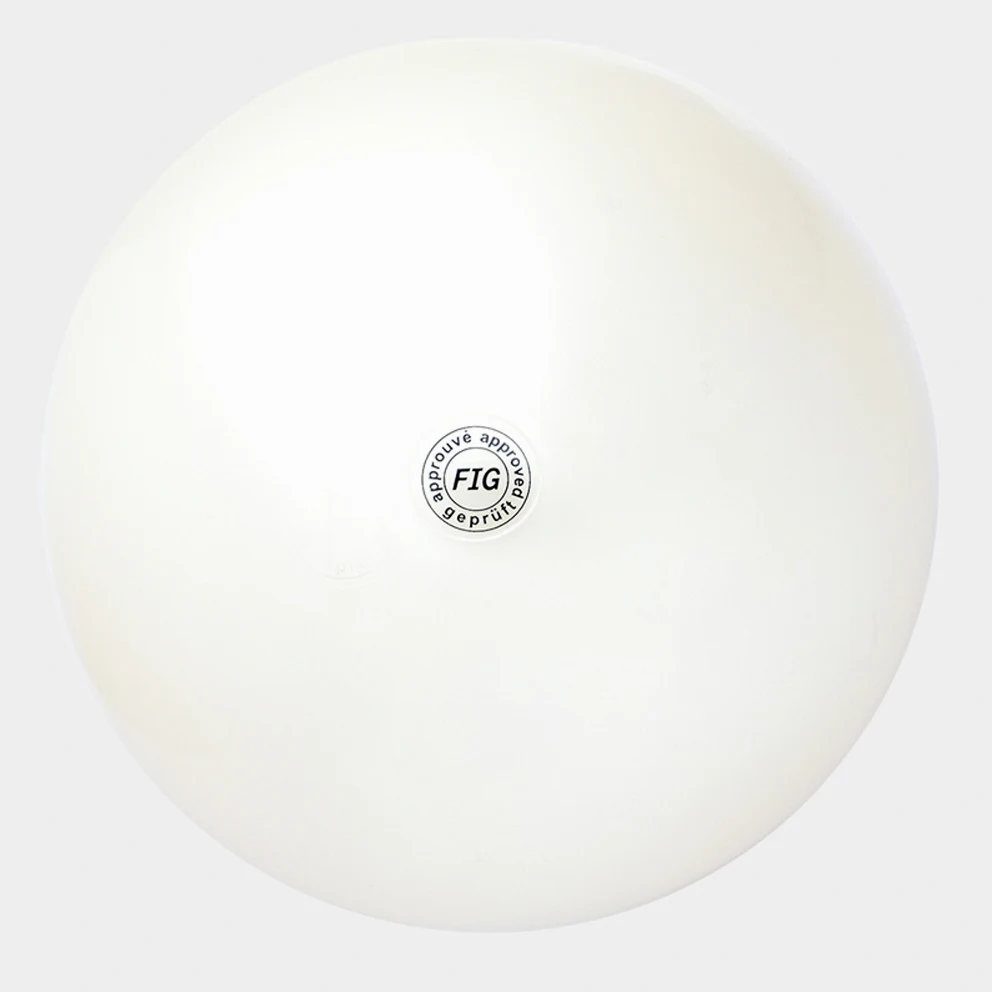 Μπάλα ρυθμ.19 εκ. λευκή