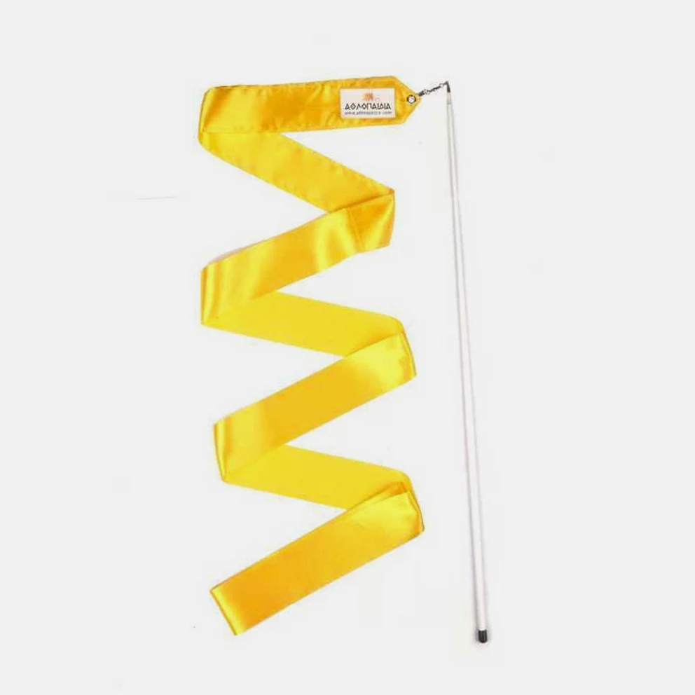 Κορδέλα ρυθμ.γυμν/κής, 6μ. κίτρινη