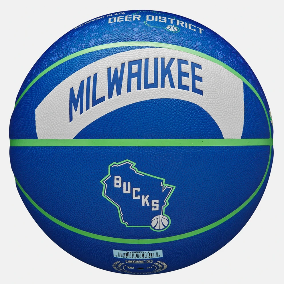 NBA Team City Collector Milwaukee Bucks 2023 Outdoor Basketball