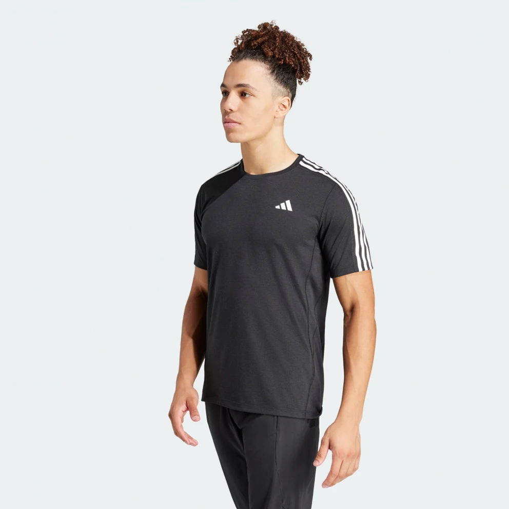 Own the Run E 3-Stripes Men's T-Shirt