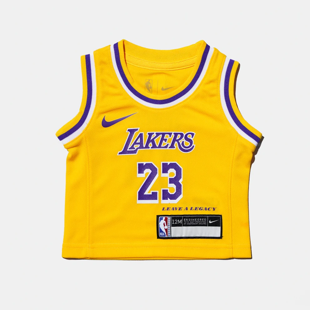 Nba Kids La Lakers Lebron James Icon Edition Swingman Infants' Basketball Jersey