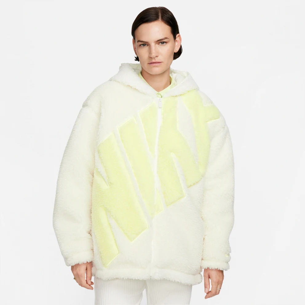 Logo Sherpa Fleece Women's Jacket