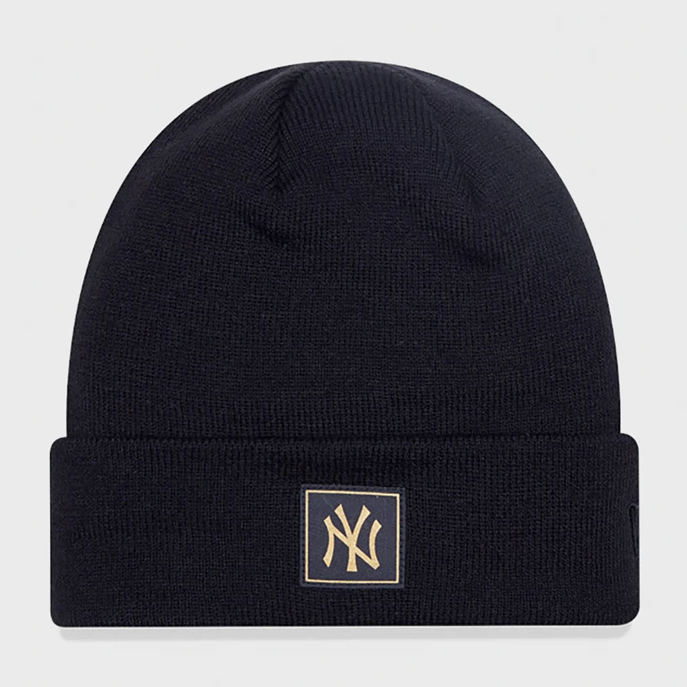 Metallic Badge Beanie