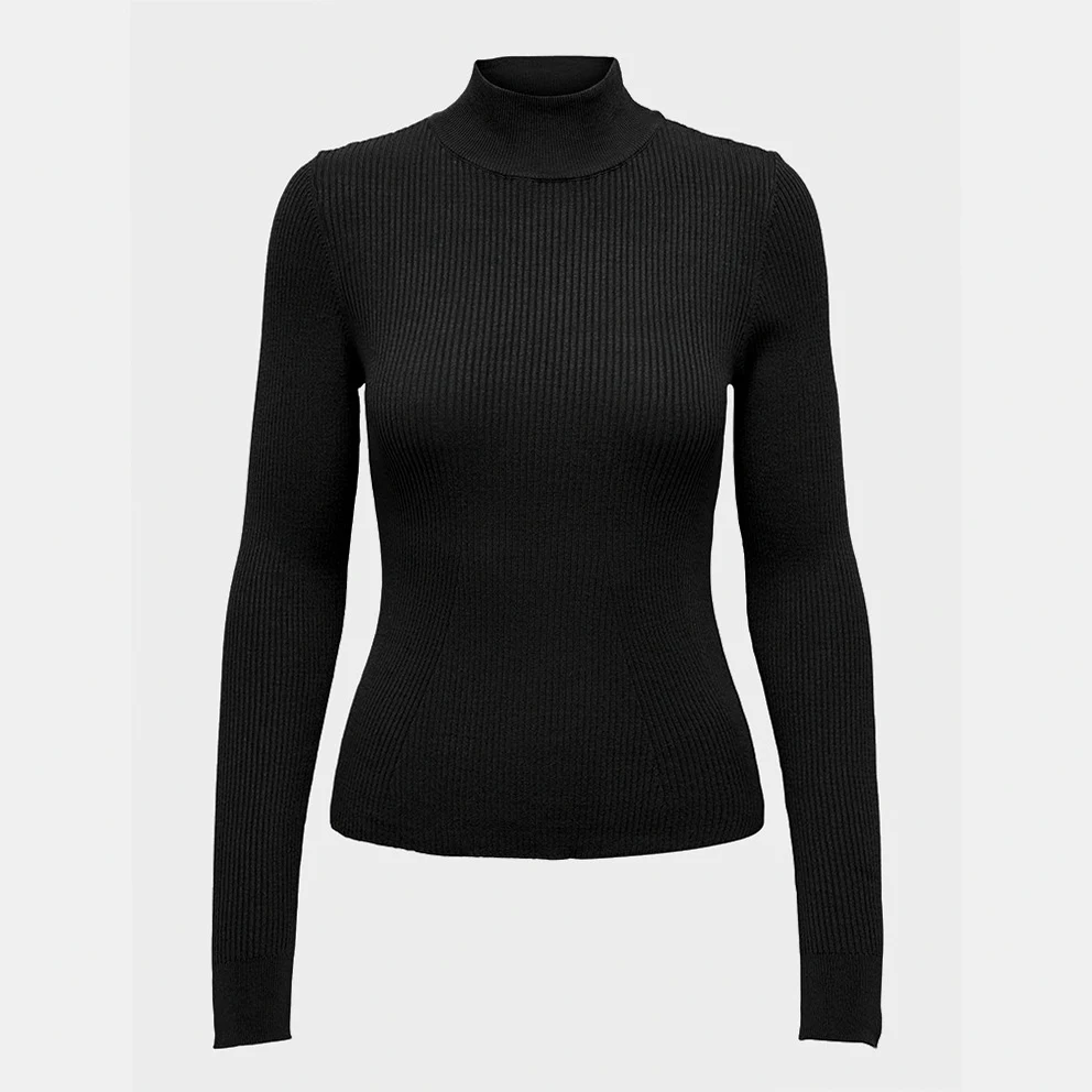 Onljulie Life High Neck Women's Long Sleeves T-shirt