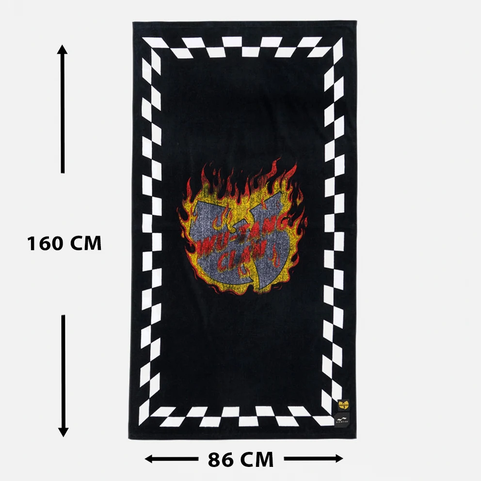 Blocks On Fire Beach Towel 160 x 86 cm